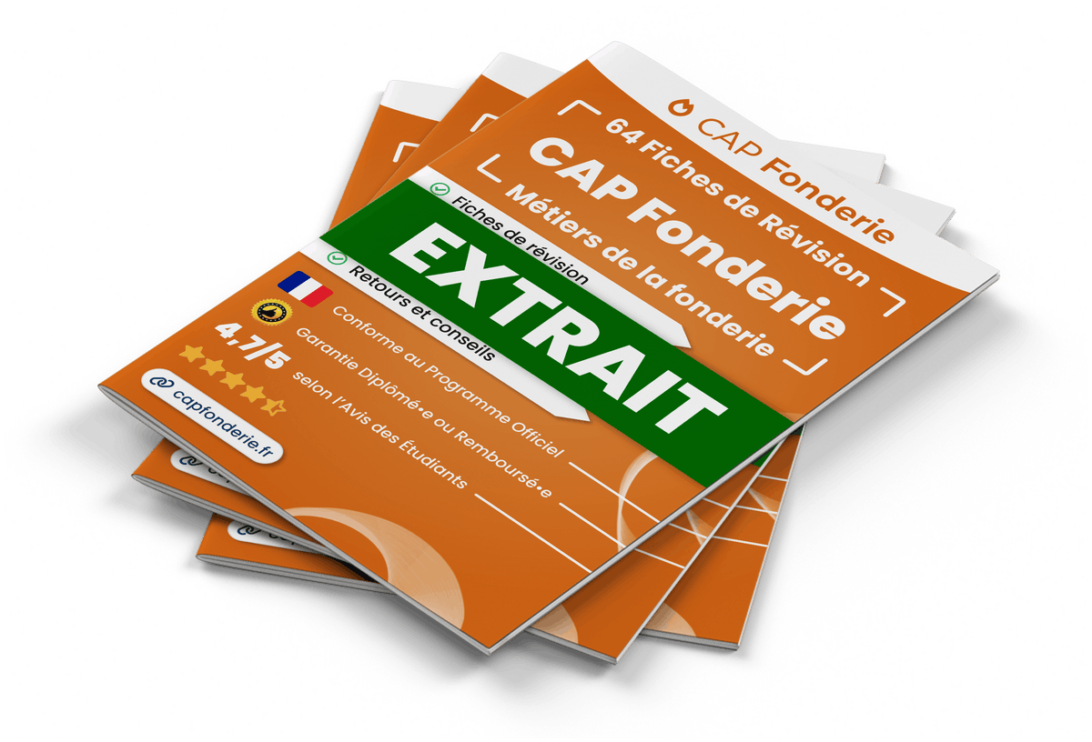 Extrait Fiches Révision gratuites CAP Fonderie